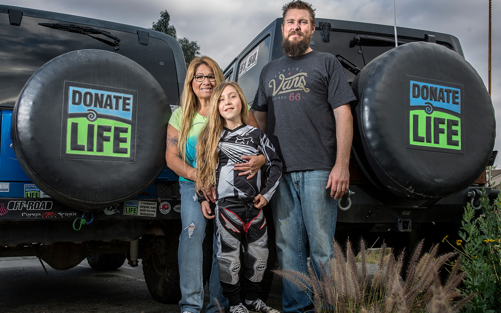 Vinnie and his parents, Mary and Ben.