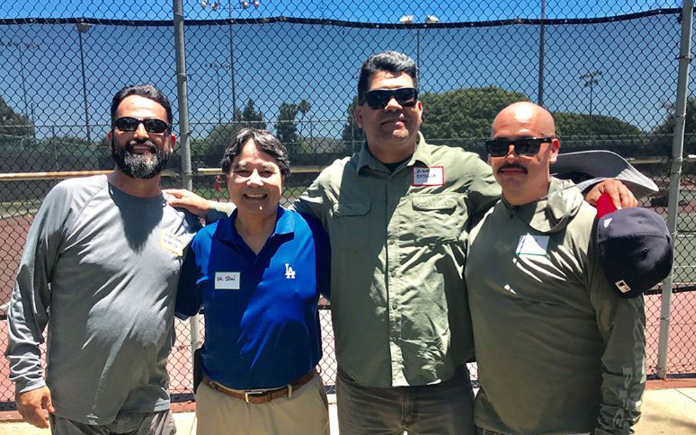 Brothers Jamie, Jorge, and Alex Bedolla.
