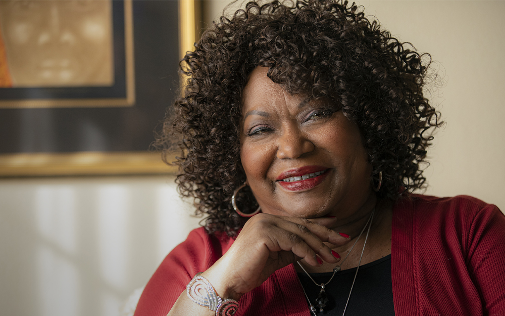 Cedars-Sinai colon cancer patient Lois Buckman.